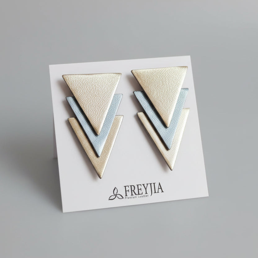 Sleek Triangle Earrings