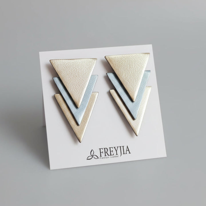 Sleek Triangle Earrings