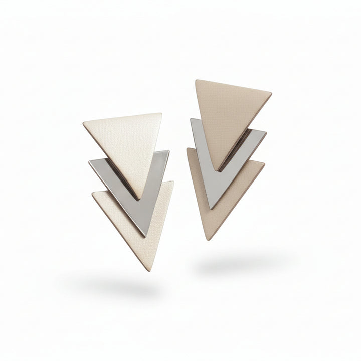 Sleek Triangle Earrings