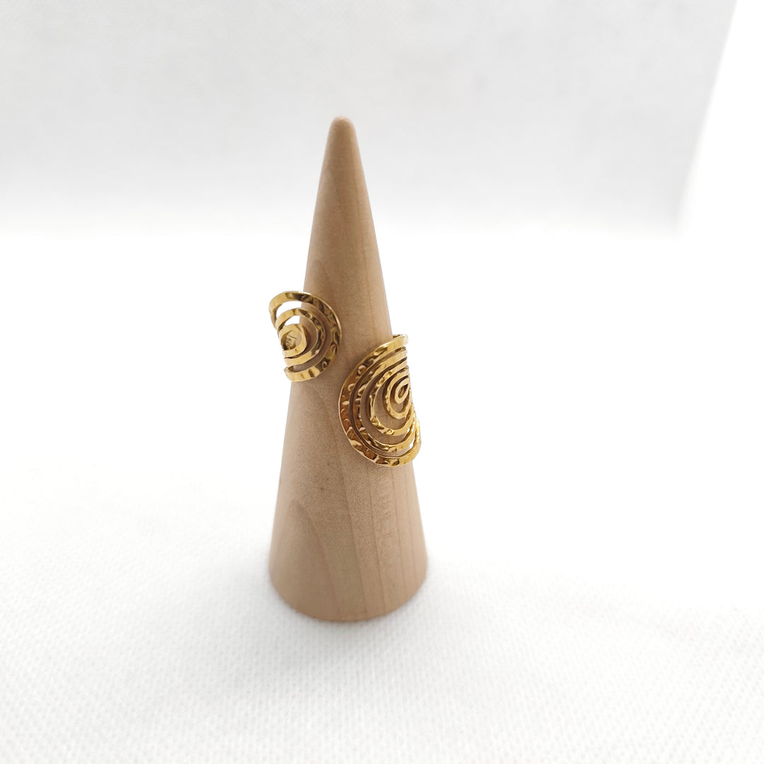 Gold Spiral Ring