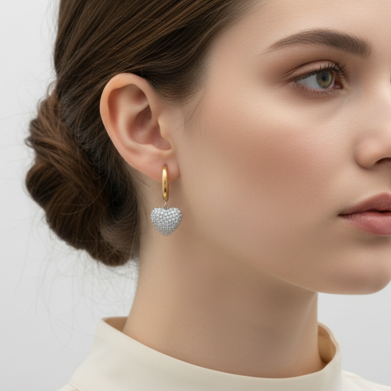 Sicily hearts earrings