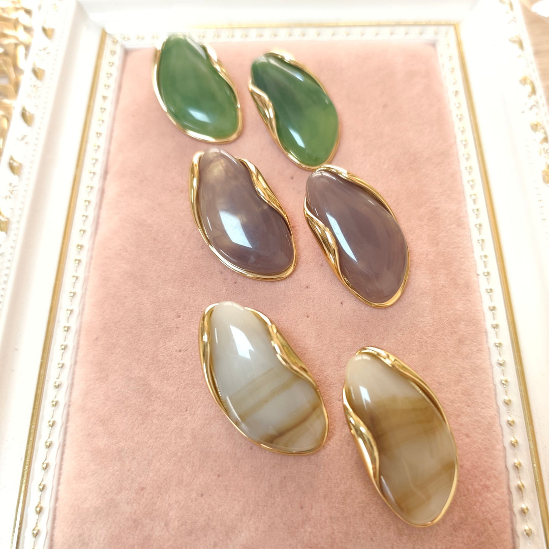 Resin Drops Earrings