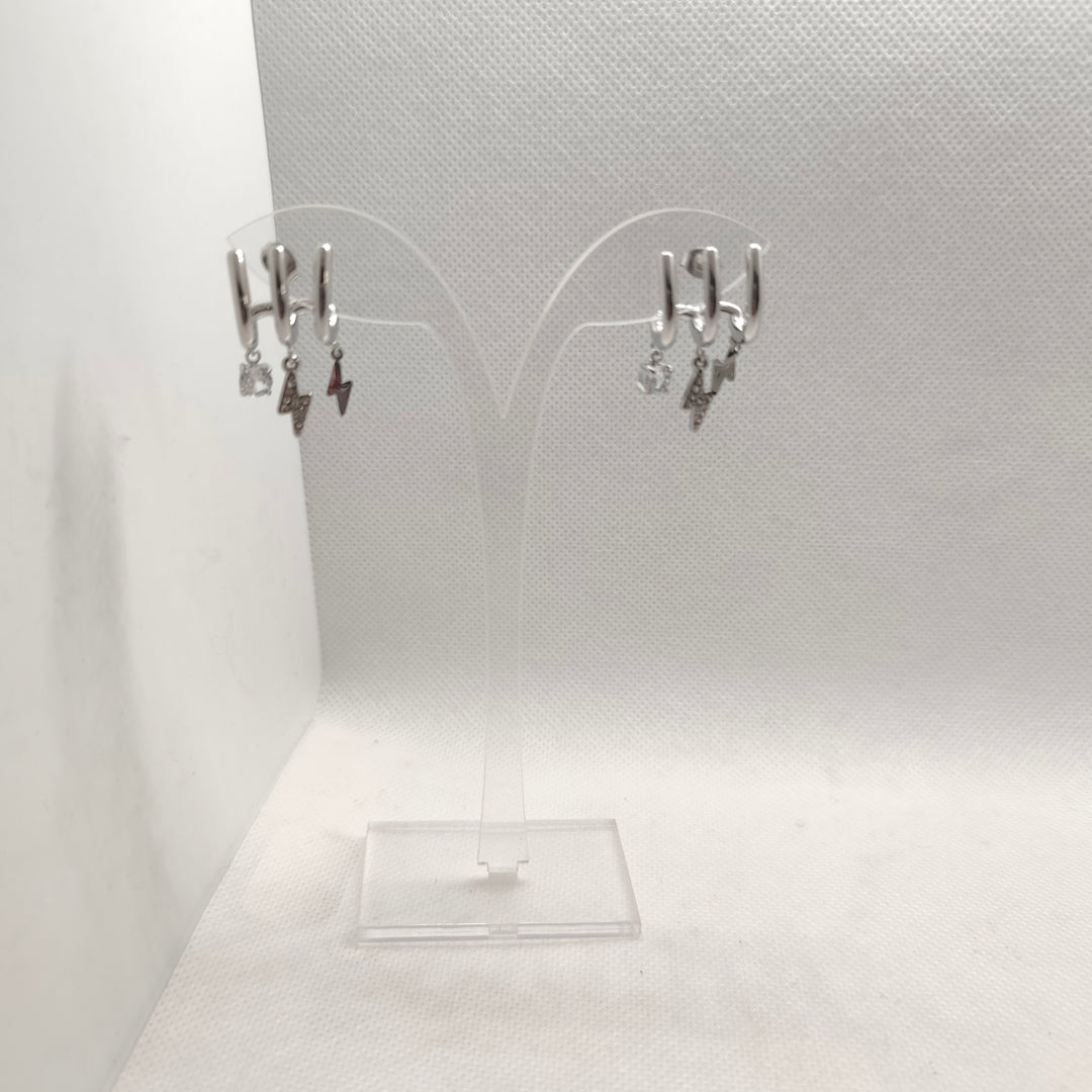 Lightning & Sparkle Hoops