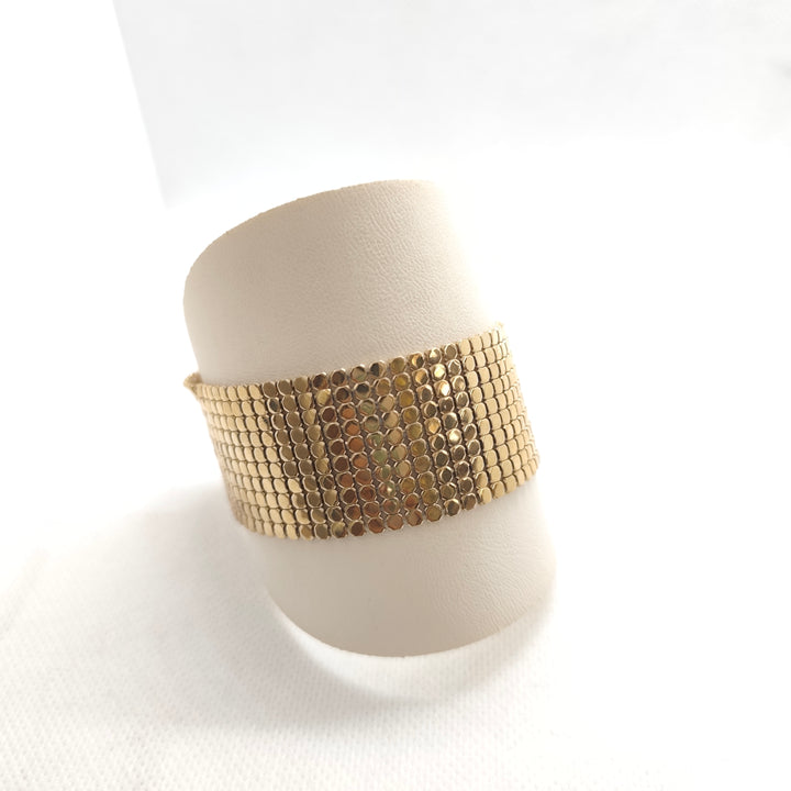 Golden Grid Visetti Bracelet