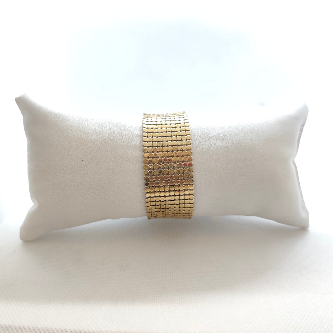 Golden Grid Visetti Bracelet