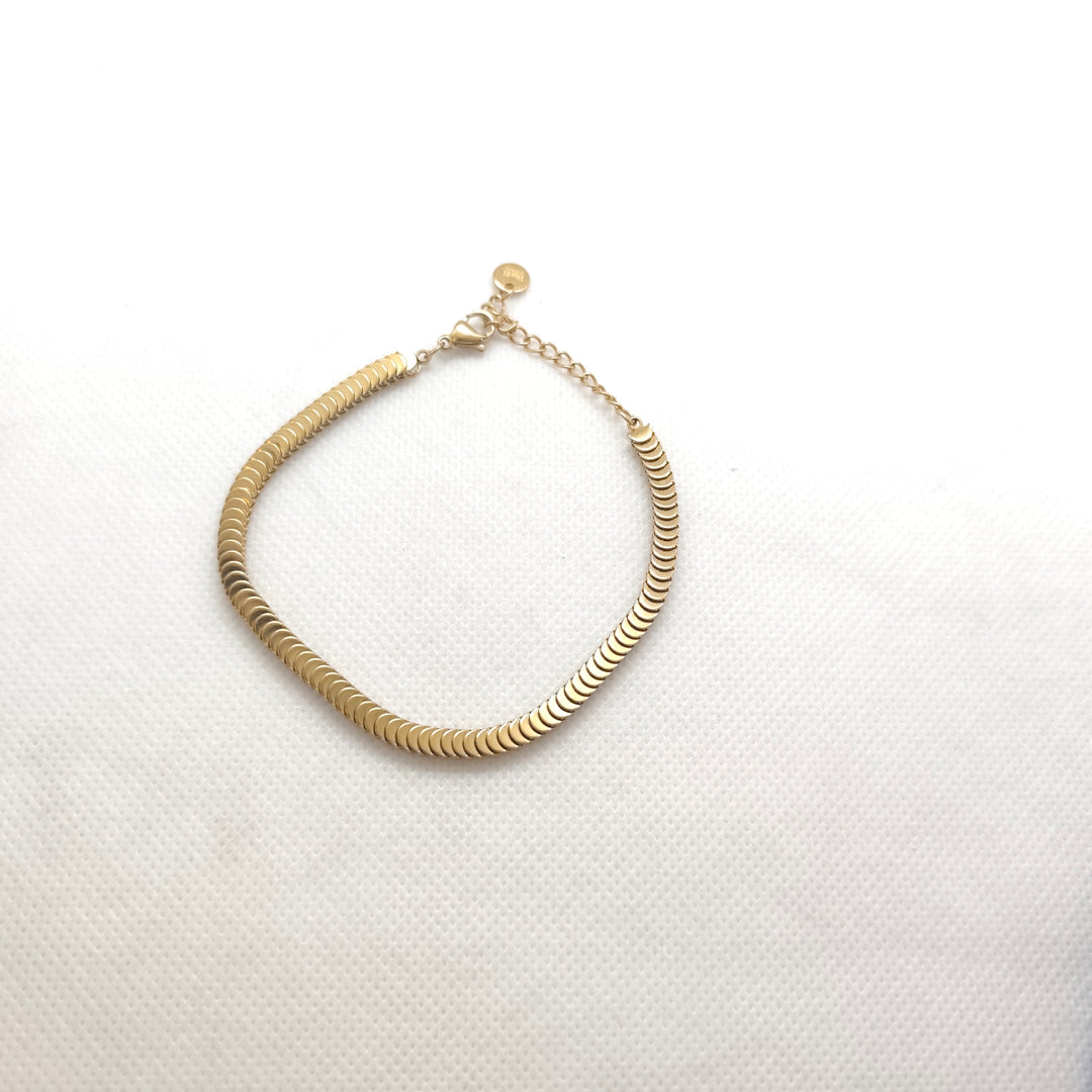 Gold Ripple Chain Visetti Bracelet