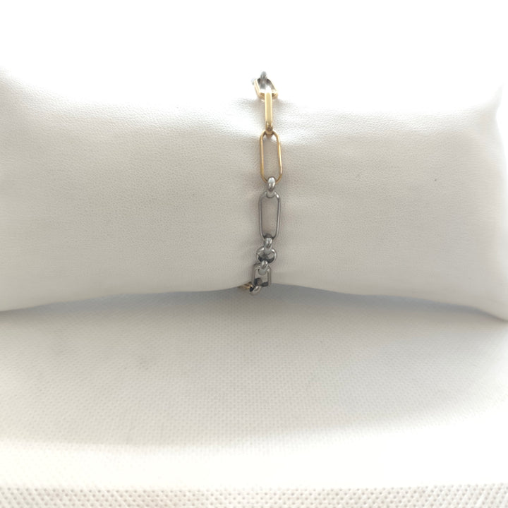 Dual Tone Elegance Visetti Bracelet