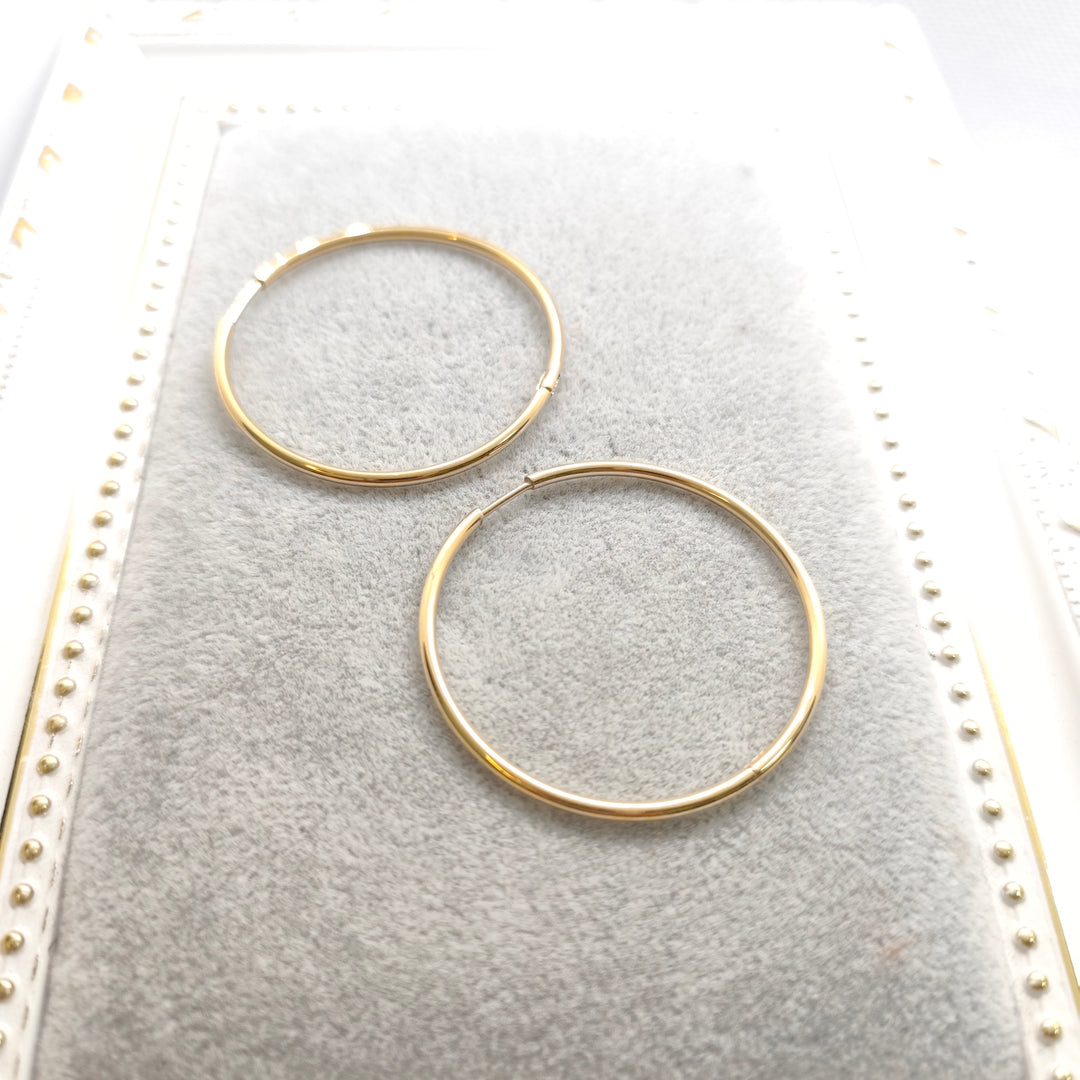 Visetti Golden Loop Earrings