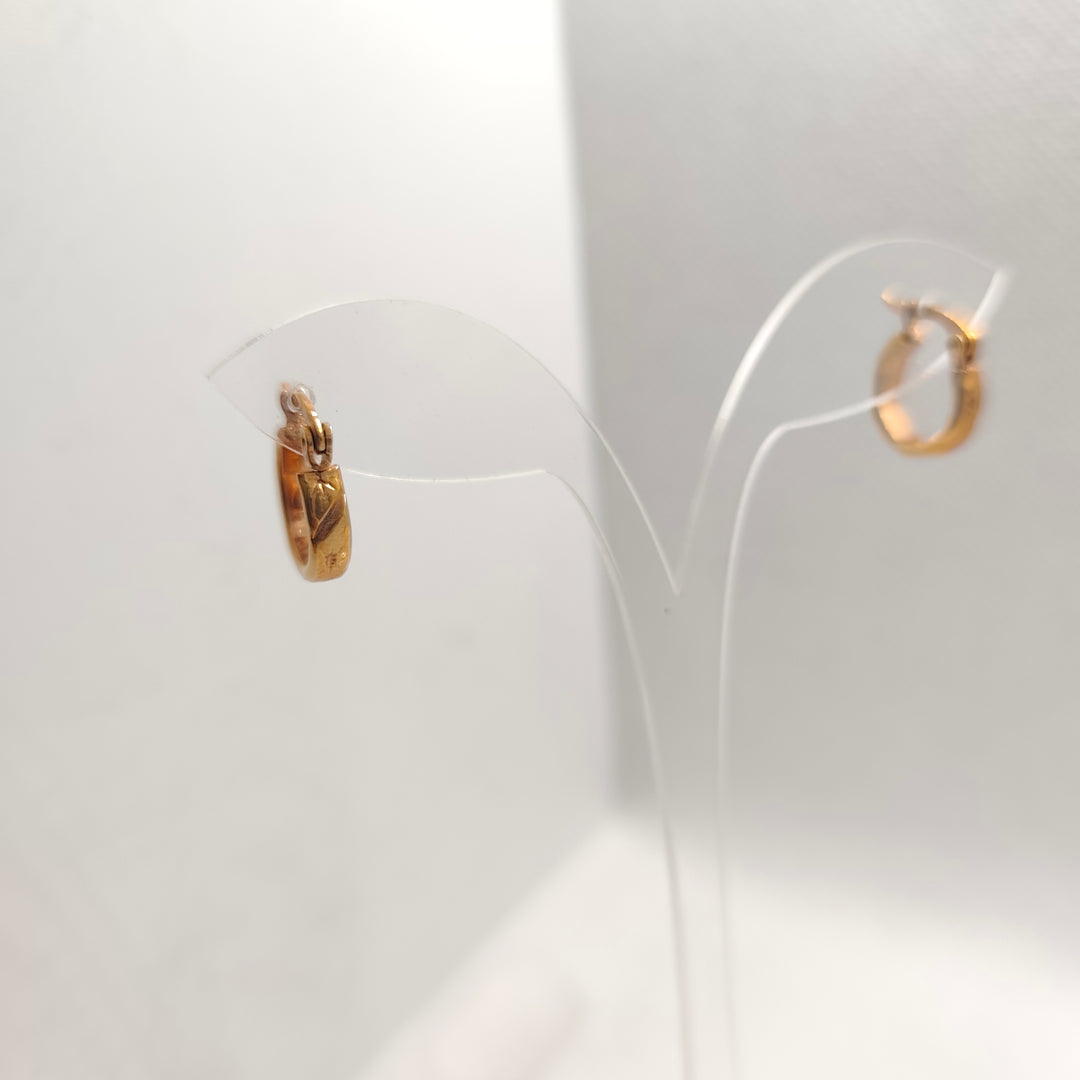 Visetti Rose Gold Mini Hoops