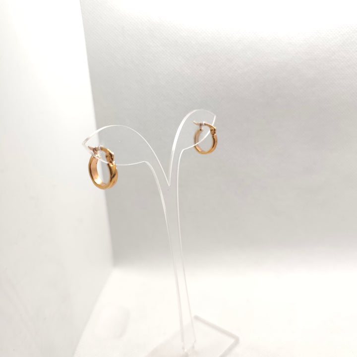 Visetti Rose Gold Mini Hoops