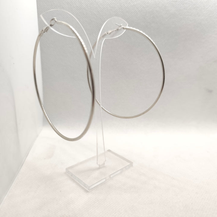 Classic Silver Hoop Earrings