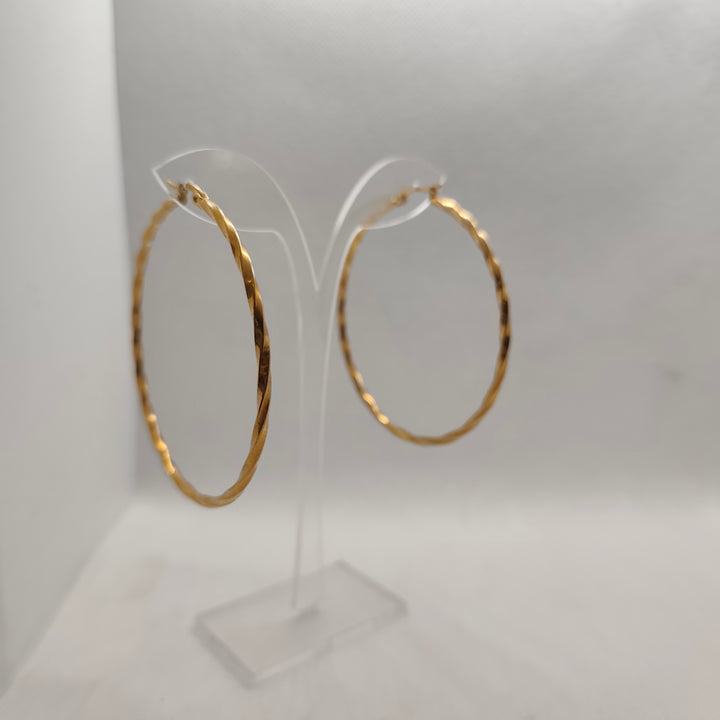 Twisted Hoop Earrings