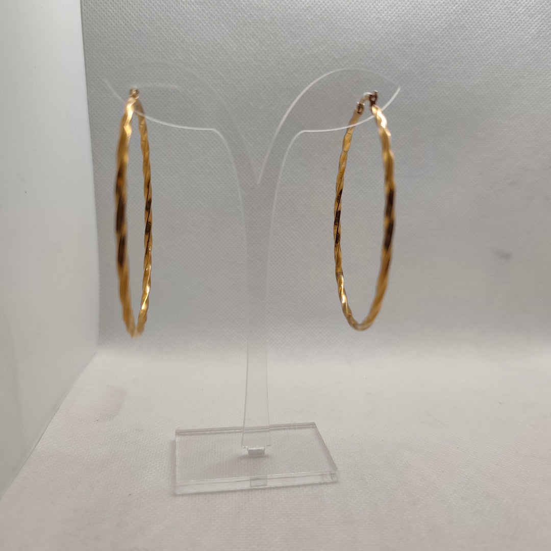 Twisted Hoop Earrings