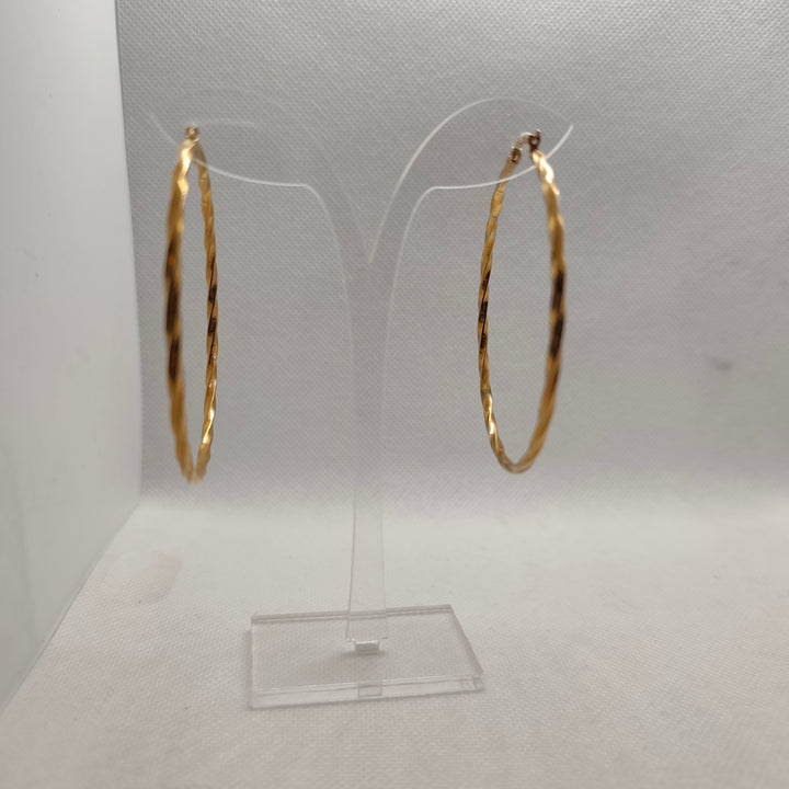 Twisted Hoop Earrings