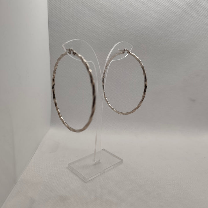 Twisted Hoop Earrings
