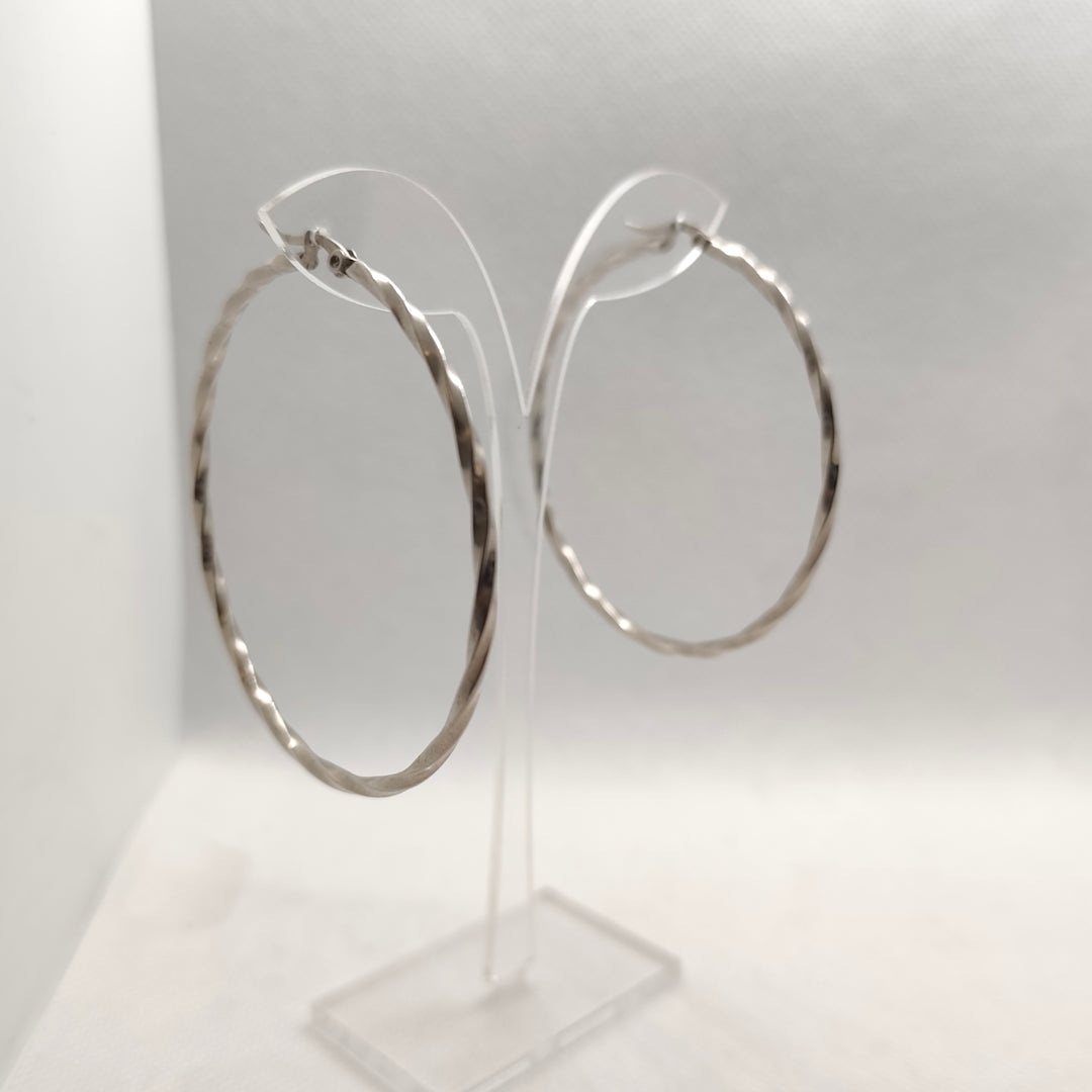 Twisted Hoop Earrings