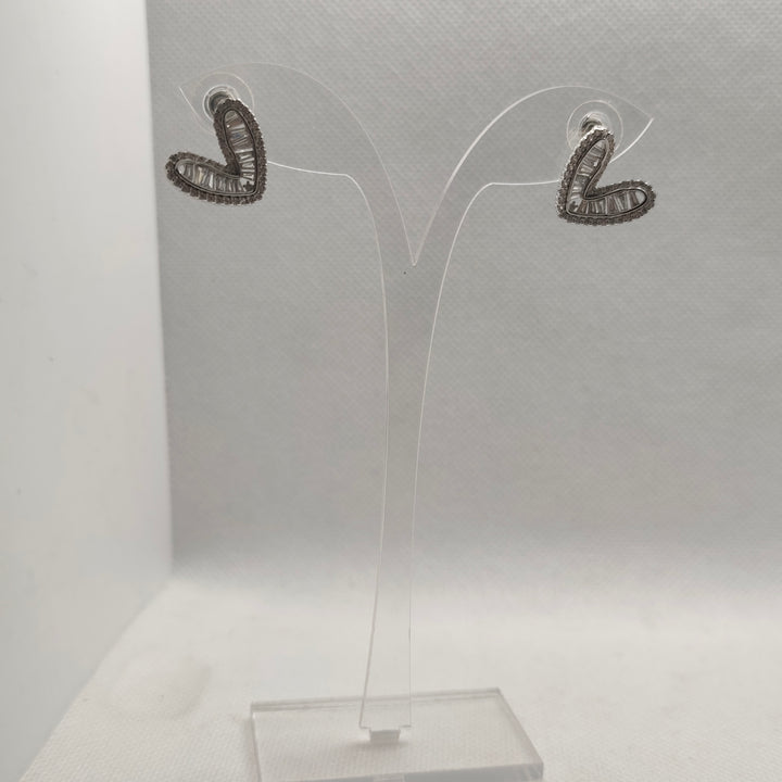 Lacy Heart-shaped Earrings