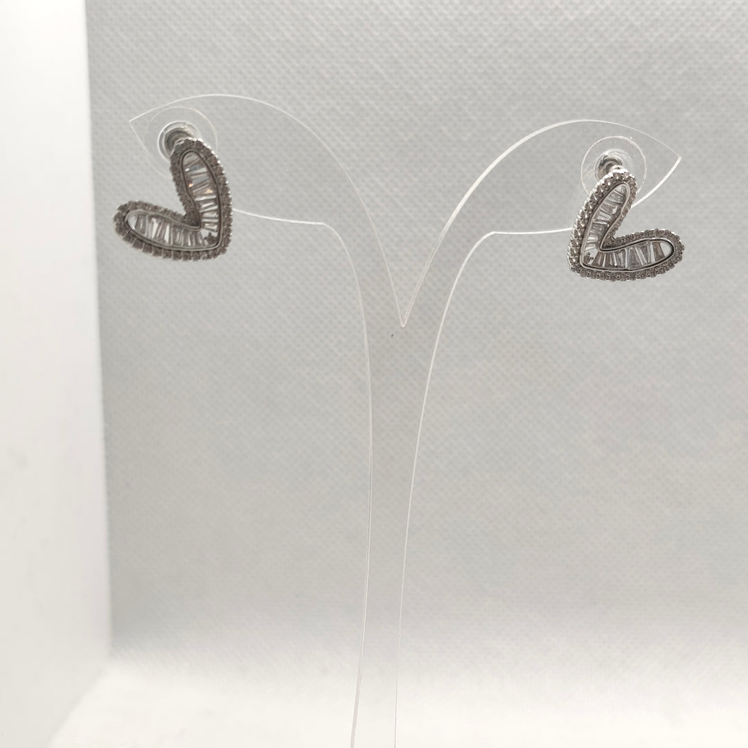 Lacy Heart-shaped Earrings