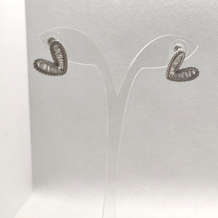 Lacy Heart-shaped Earrings