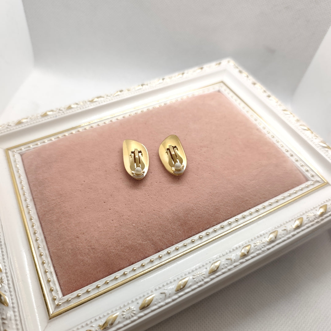 Oval Clip-on Earrings