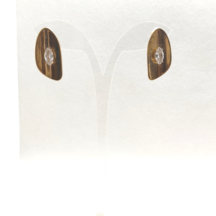 Oval Clip-on Earrings