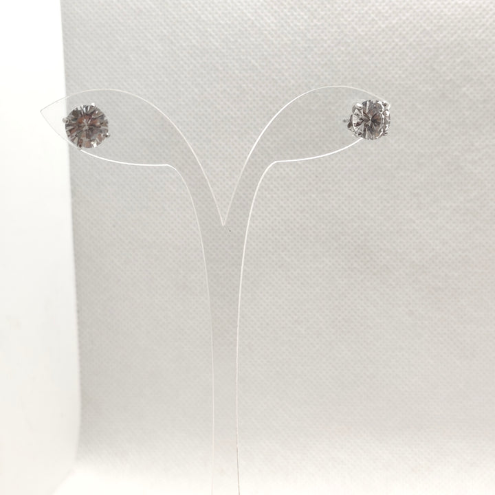 Elegant Silver Stud Earrings