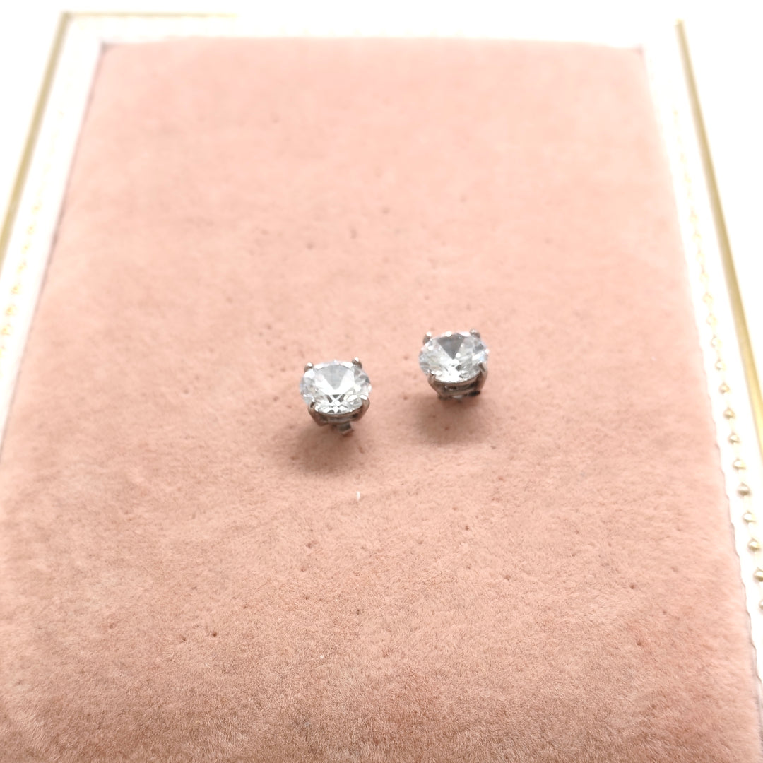 Elegant Silver Stud Earrings