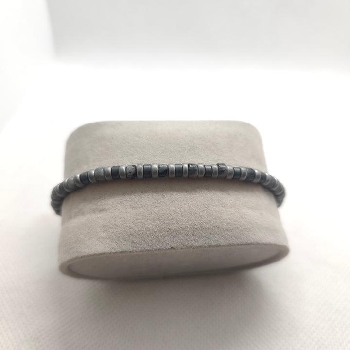 Leuko by Visetti  Mens Steel Wave Bracelet