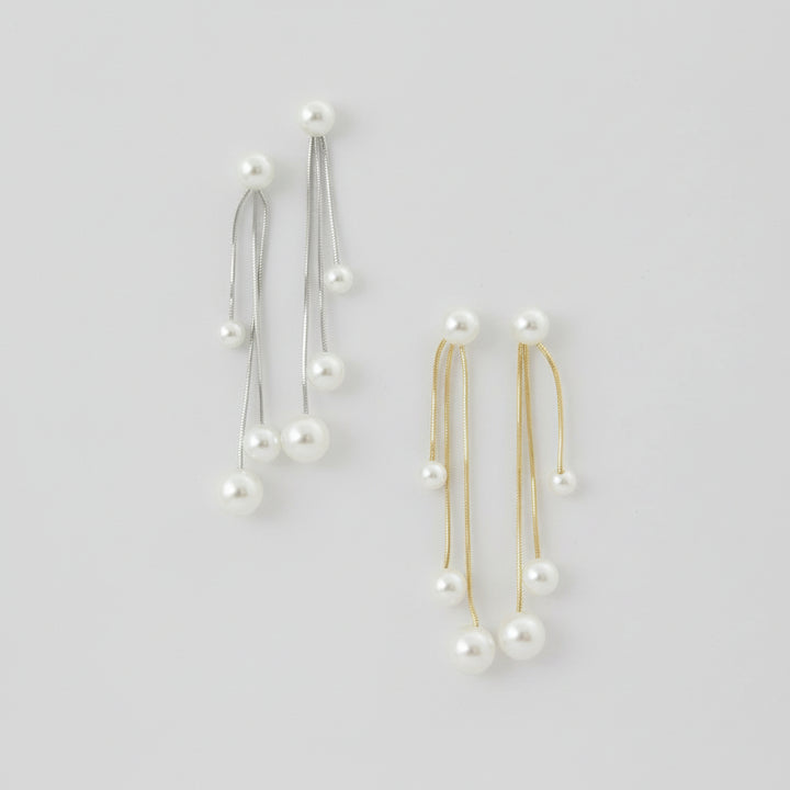 Pearl Grace Dangle Earrings