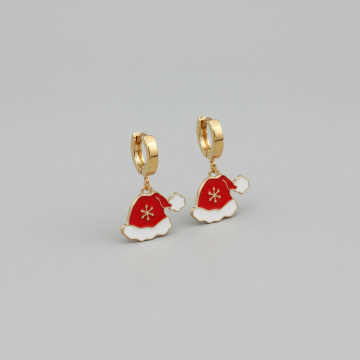 Xmas Hoop Earrings
