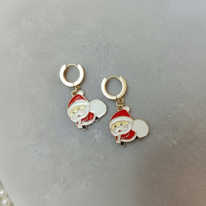 Xmas Hoop Earrings