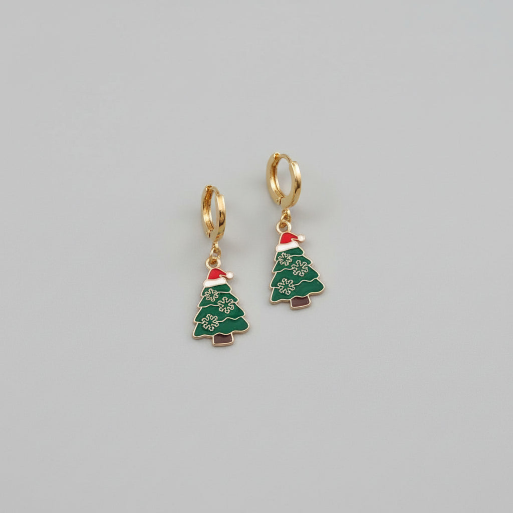 Xmas Hoop Earrings
