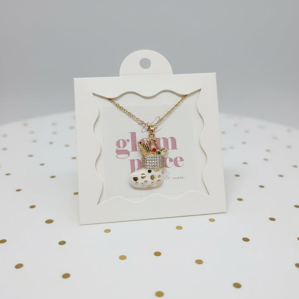 Festive Holiday Sparkle Necklace