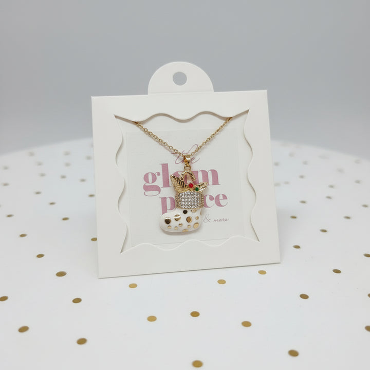 Festive Holiday Sparkle Necklace