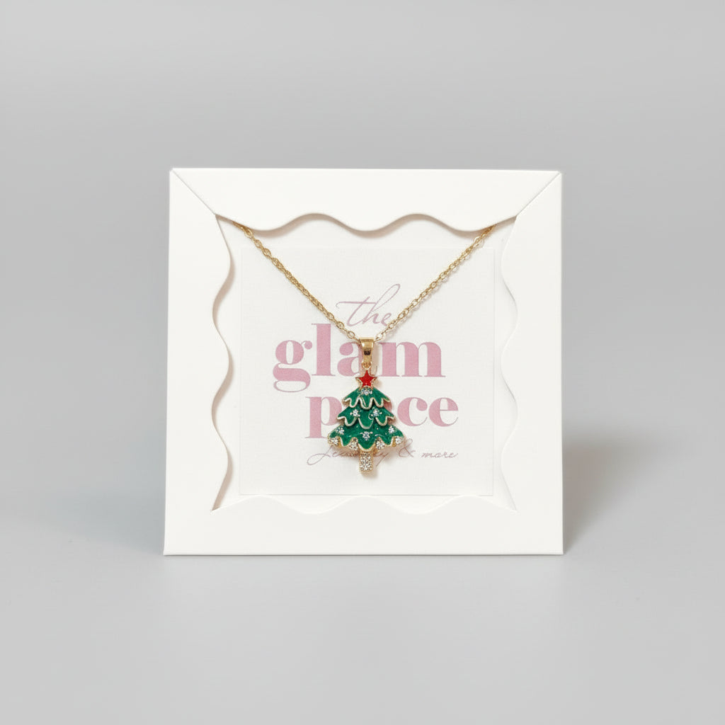 Festive Holiday Sparkle Necklace