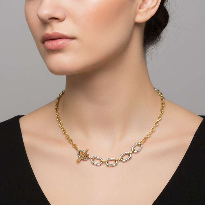 Two-tone chain Necklace
