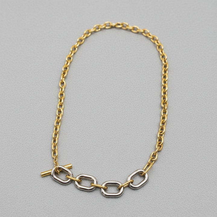 Two-tone chain Necklace