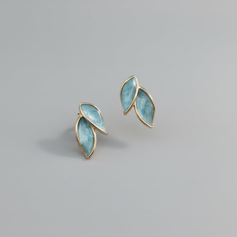 Leaf Stud Earrings